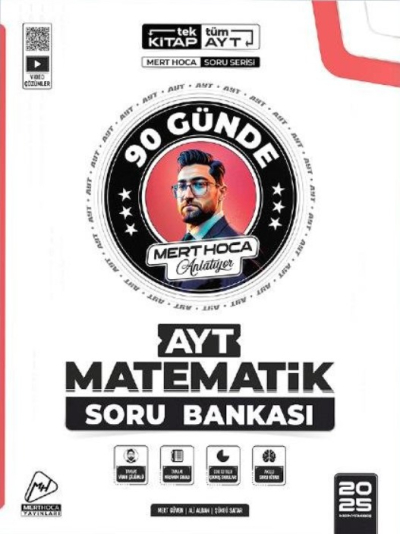 90 GÜNDE AYT MATEMATİK SORU BANKASI 2025 MODEL MERT GÜVEN HOCA Fenomen Fotokopi - YKS - KPSS - ALES