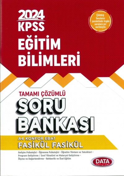 EĞİTİM BİLİMLERİ TAMAMI ÇÖZÜMLÜ SORU BANKASI TÜM DERSLER Fenomen Fotokopi - YKS - KPSS - ALES