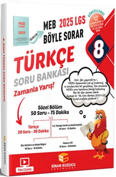8. Sınıf LGS Türkçe Soru Bankası Sinan Kuzucu