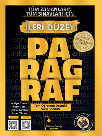 Paragraf İleri Düzey Soru Bankası Edebiyat Sokağı Fenomen Fotokopi - YKS - KPSS - ALES