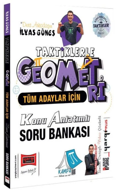 Tüm Adaylar İçin Taktiklerle Geometri Konu Anlatımlı Soru Bankası Yargı Yayınları İlyas Güneş Fenomen Fotokopi - YKS - KPSS - ALES