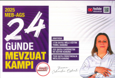 2025 MEB AGS 24 Günde Mevzuat Bilgisi Kampı Hangi KPSS Fenomen Fotokopi - YKS - KPSS - ALES