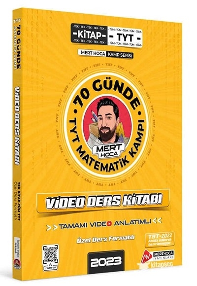 70 Günde TYT Matematik Kampı Video Ders Kitabı Mert Hoca Fenomen Fotokopi - YKS - KPSS - ALES