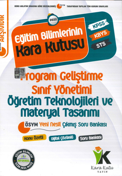 PROG. GELİŞ. SINIF YÖN. ÖĞRT. TEKN. MAT. TSRM. KONU ÖZETLİ DİJİTAL ÇÖZ. SORU BANKASI Fenomen Fotokopi - YKS - KPSS - ALES