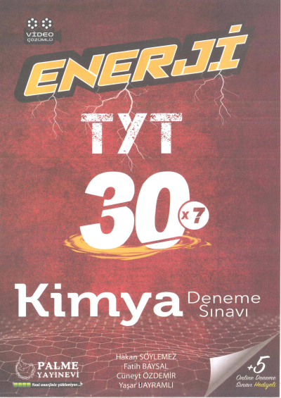TYT Enerji Kimya 30 Deneme Fenomen Fotokopi - YKS - KPSS - ALES