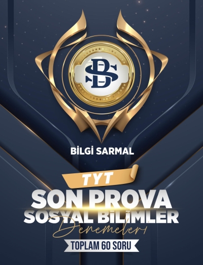 TYT Sosyal Bilimler 60 Deneme Son Prova Bilgi Sarmal Yayınları Fenomen Fotokopi - YKS - KPSS - ALES