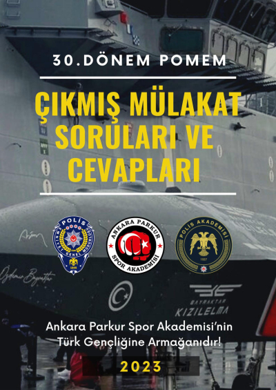 30. Dönem POMEM Çıkmış Mülakat Soruları ve Cevapları Fenomen Fotokopi - YKS - KPSS - ALES
