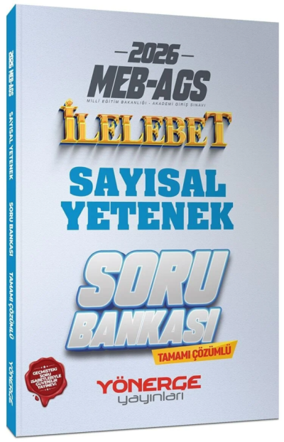 2026 MEB-AGS Sayısal Yetenek İlelebet Soru Bankası Çözümlü Alparslan Doymuş Yönerge Yayınları Fenomen Fotokopi - YKS - KPSS - ALES