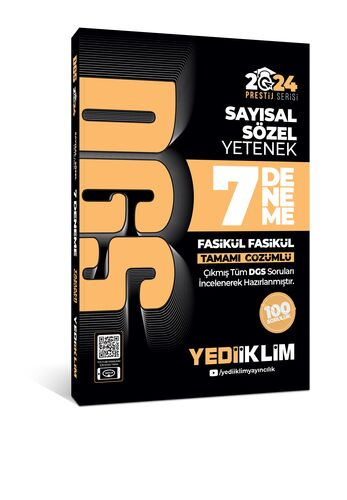 2024 DGS Tamamı Çözümlü 7 Fasikül Deneme Fenomen Fotokopi - YKS - KPSS - ALES