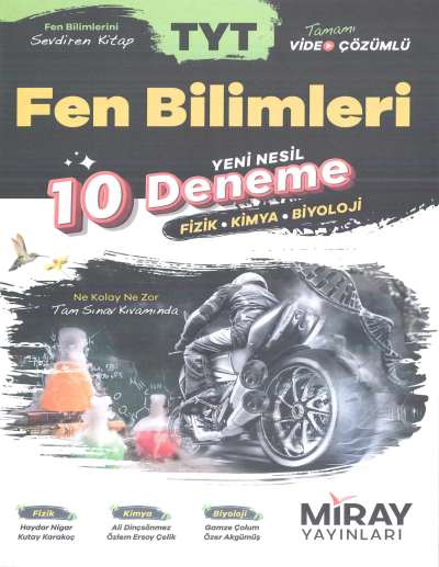 2021 TYT Fen Bilimleri 10x20 Deneme Fenomen Fotokopi - YKS - KPSS - ALES