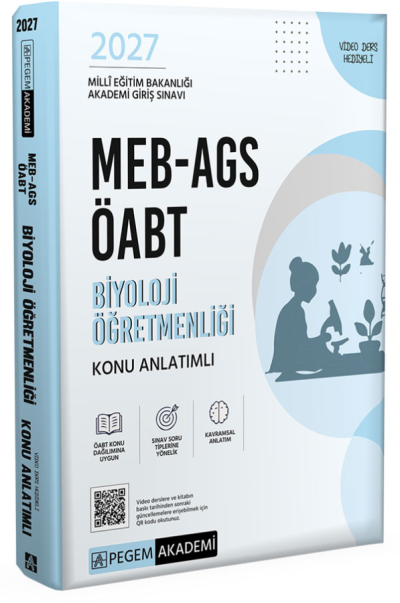 2027 ÖABT MEB-AGS Biyoloji Öğretmenliği Konu Anlatımlı Pegem Akademi Yayınları Fenomen Fotokopi - YKS - KPSS - ALES