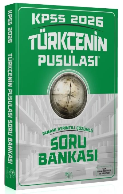 2026 KPSS Türkçenin Pusulası Soru Bankası Çözümlü CBA Yayınları Fenomen Fotokopi - YKS - KPSS - ALES
