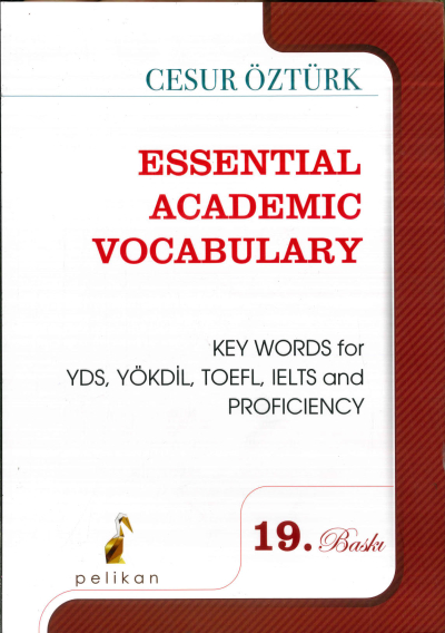 Essential Academic Vocabulary Cesur Öztürk Fenomen Fotokopi - YKS - KPSS - ALES