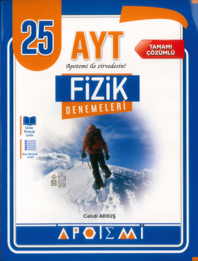 AYT Fizik 25 li Denemeleri Apotemi Yayınları Fenomen Fotokopi - YKS - KPSS - ALES