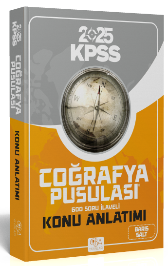 2025 KPSS Coğrafya Pusulası Konu Anlatımlı CBA Akademi Fenomen Fotokopi - YKS - KPSS - ALES