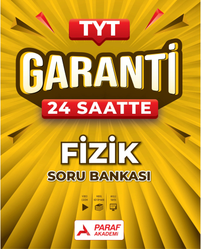 TYT Garanti 24 Saatte Fizik Soru Bankası Paraf Akademi Fenomen Fotokopi - YKS - KPSS - ALES