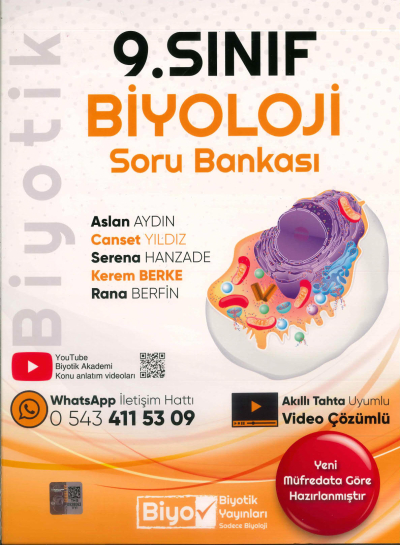 9. Sınıf Biyoloji Soru Bankası Biyotik Yayınları Fenomen Fotokopi - YKS - KPSS - ALES