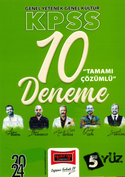 TAMAMI ÇÖZÜMLÜ 10 DENEME (5 YÜZ) Fenomen Fotokopi - YKS - KPSS - ALES