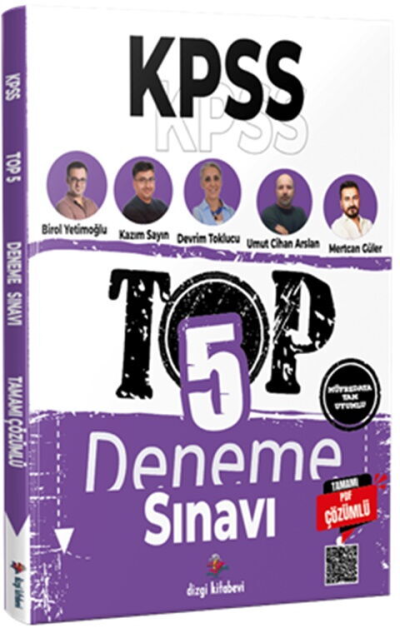 2026 KPSS TOP 5 Tamamı PDF Çözümlü Fasiküller Halinde 5 Deneme Sınavı Dizgi Kitap Fenomen Fotokopi - YKS - KPSS - ALES