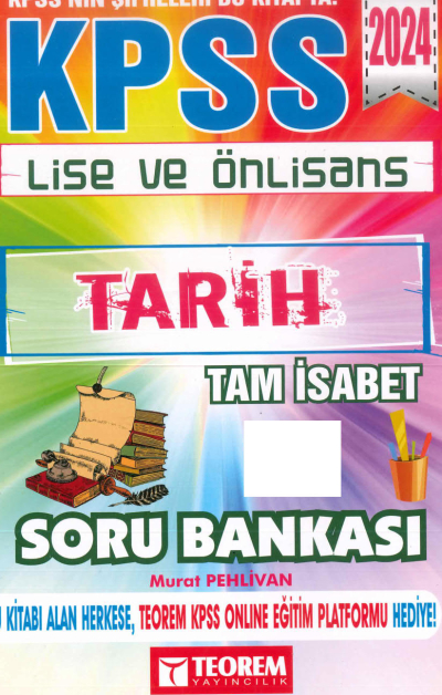 TARİH TAM İSABET SORU BANKASI Fenomen Fotokopi - YKS - KPSS - ALES