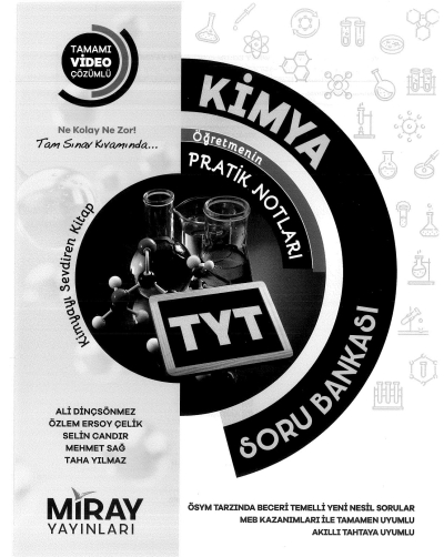 TYT KİMYA ÖĞRETMENİN PRATİK NOTLARI SORU BANKASI Fenomen Fotokopi - YKS - KPSS - ALES