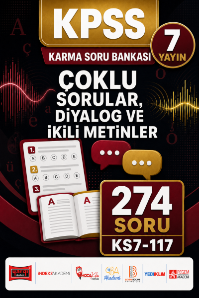 Çoklu Sorular, Diyalog ve İkili Metinler 7 Yayın 274 Soru Fenomen Fotokopi - YKS - KPSS - ALES