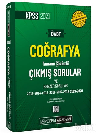 COĞRAFYA TAMAMI ÇÖZÜMLÜ ÇIKMIŞ SORULAR VE BENZER SORULAR (2013-2021) Fenomen Fotokopi - YKS - KPSS - ALES