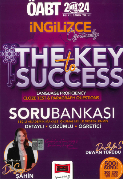 ÖABT İNGİLİZCE THE KEY TO SUCCESS SORU BANKASI ÇÖZÜMLÜ Fenomen Fotokopi - YKS - KPSS - ALES