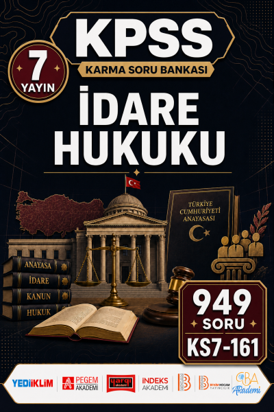 İdare Hukuku 7 Yayın 949 Soru Fenomen Fotokopi - YKS - KPSS - ALES