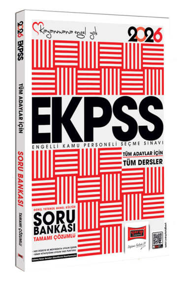 2026 Tüm Adaylar İçin EKPSS GK-GY Tüm Dersler Tamamı Çözümlü Soru Bankası Yargı Yayınları Fenomen Fotokopi - YKS - KPSS - ALES