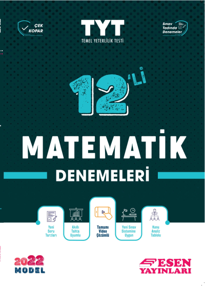 TYT 12'li Matematik Denemeleri Fenomen Fotokopi - YKS - KPSS - ALES