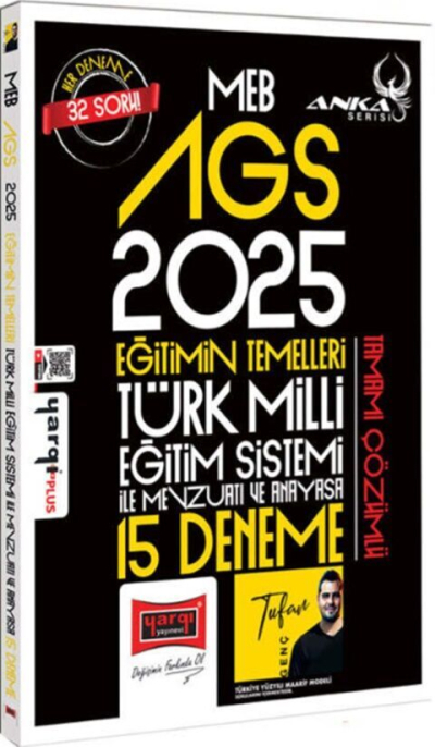 2025 MEB-AGS Eğitimin Temelleri, Türk Milli Eğitim Sistemi İle Mevzuatı ve Anayasa 15 Deneme Çözümlü Anka Serisi Yargı Yayınları Fenomen Fotokopi - YKS - KPSS - ALES