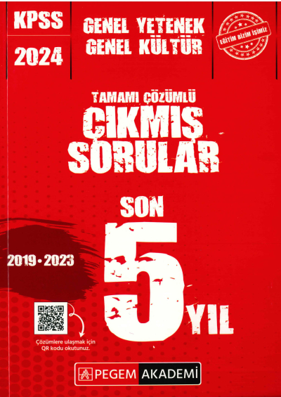 2019-2023 ÇIKMIŞ SORULAR ÇÖZÜMLÜ TÜM DERSLER Fenomen Fotokopi - YKS - KPSS - ALES