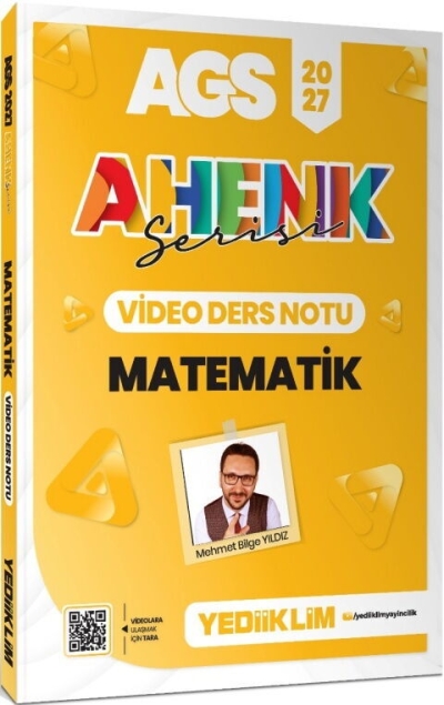 MEB AGS Ahenk Serisi Matematik Video Ders Notları Yediiklim Yayınları Fenomen Fotokopi - YKS - KPSS - ALES
