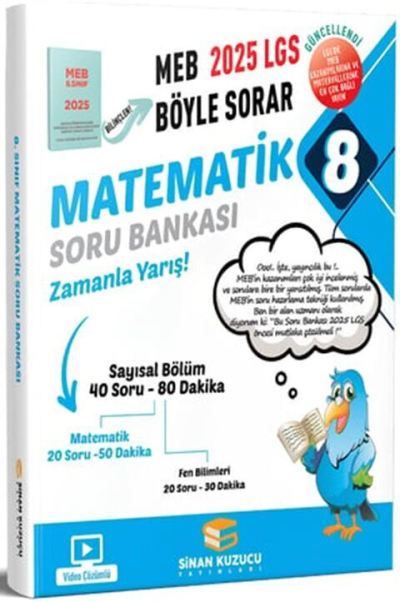 8. Sınıf LGS Matematik Soru Bankası Sinan Kuzucu Fenomen Fotokopi - YKS - KPSS - ALES