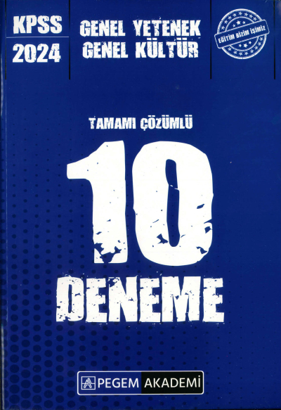 GY-GK TAMAMI ÇÖZÜMLÜ 10 DENEME Fenomen Fotokopi - YKS - KPSS - ALES