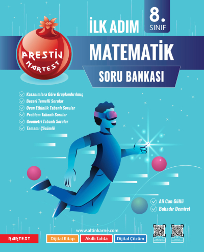 8. Sınıf Prestij İlk Adım Matematik Soru Bankası Nartest Yayınevi Fenomen Fotokopi - YKS - KPSS - ALES