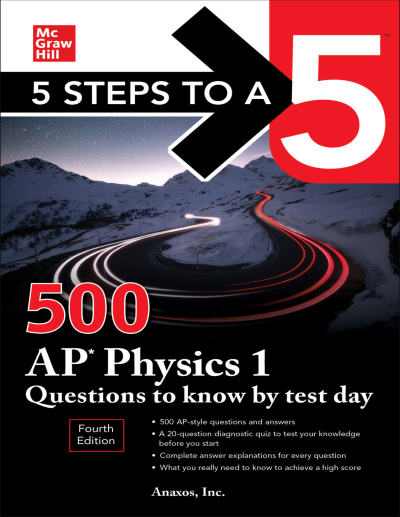 5 Steps to a 5: 500 AP Physics 1 Questions to Know by Test Day Fenomen Fotokopi - YKS - KPSS - ALES