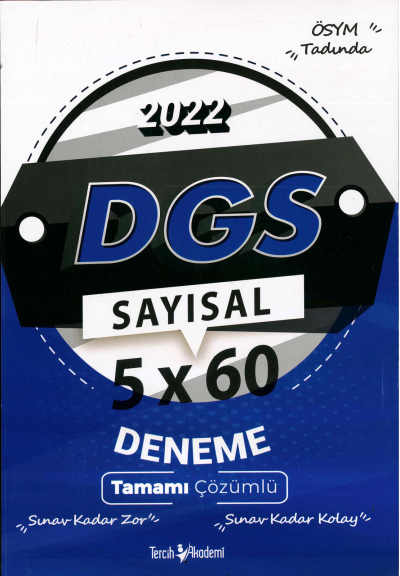 DGS SAYISAL 5x60 DENEME ÇÖZÜMLÜ