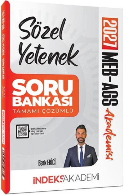 MEB-AGS Akademisi Sözel Yetenek Soru Bankası Çözümlü Berk Ekici İndeks Akademi Yayıncılık Fenomen Fotokopi - YKS - KPSS - ALES