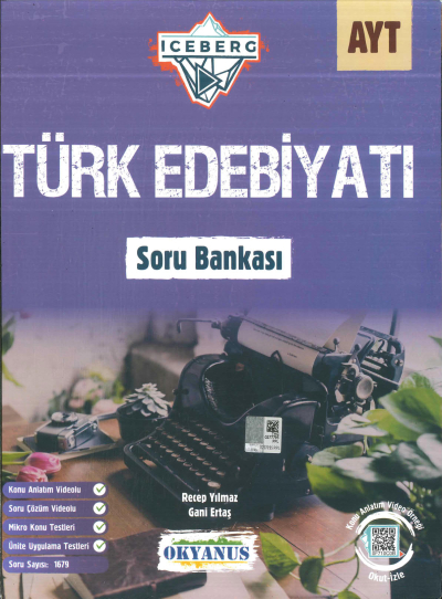 AYT ICERBERG TÜRK EDEBİYATI SORU BANKASI Fenomen Fotokopi - YKS - KPSS - ALES