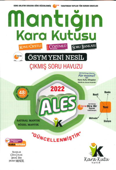 MANTIĞIN KARA KUTUSU SAYISAL*SÖZEL MANTIK Fenomen Fotokopi - YKS - KPSS - ALES