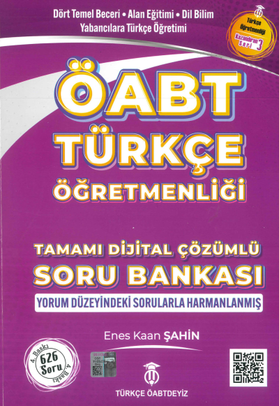 ÖABT TÜRKÇE TAMAMI DİJİTAL ÇÖZÜMLÜ SORU BANKASI ENES KAAN ŞAHİN Fenomen Fotokopi - YKS - KPSS - ALES