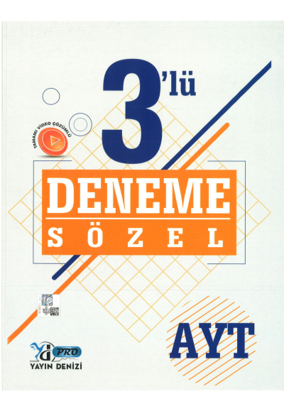 AYT Sözel 3 lü Deneme Video Çözümlü Fenomen Fotokopi - YKS - KPSS - ALES