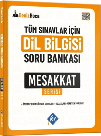 Deniz Hoca Tüm Sınavlar İçin Meşakkat Serisi Dil Bilgisi Soru Bankası KR Akademi Fenomen Fotokopi - YKS - KPSS - ALES