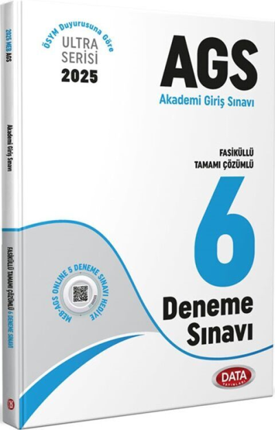 2025 MEB AGS Fasiküllü Tamamı Çözümlü 6 Deneme Sınavı Data Yayınları Fenomen Fotokopi - YKS - KPSS - ALES