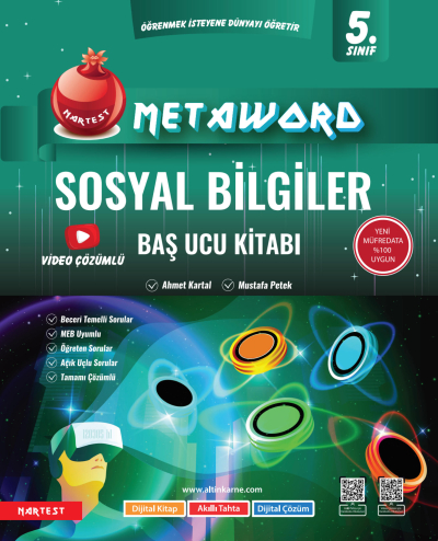 5. Sınıf Metaword Sosyal Bilgiler Nartest Yayınevi