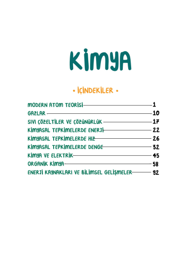 AYT Kimya Vip Notlar Vin Kampüs Fenomen Fotokopi - YKS - KPSS - ALES