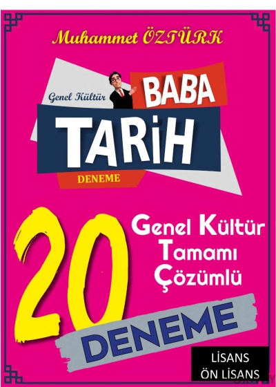Baba Tarih Genel Kültür Tamamı Çözümlü 20 Deneme Abluka Yayınevi Fenomen Fotokopi - YKS - KPSS - ALES