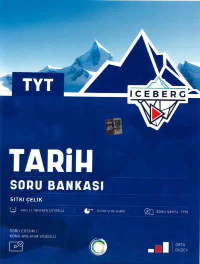 TYT ICEBERG Tarih Soru Bankası Orta Düzey Fenomen Fotokopi - YKS - KPSS - ALES